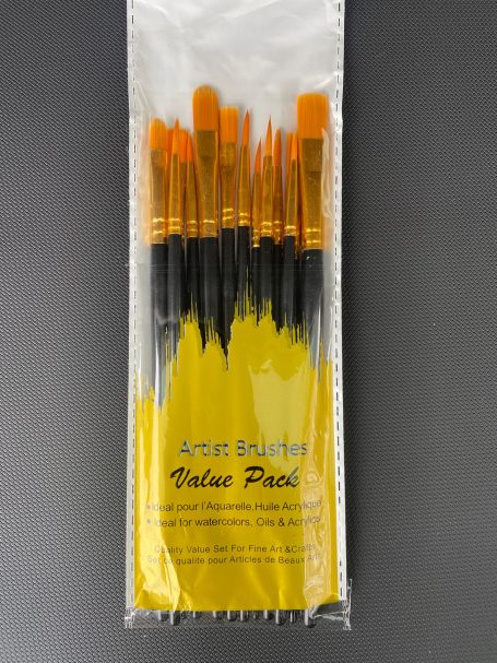 Pinsel-Set rund und flach 5 €